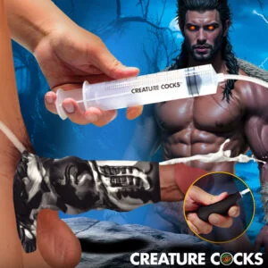 Night Prowler Squirting Silicone Penis Enhancer